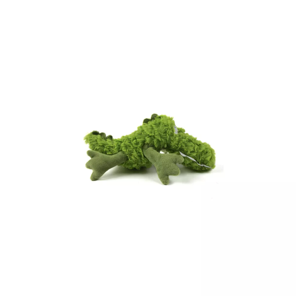 Godog Playclean Gator Squeaker Plush Pet Toy for Dogs & Puppies