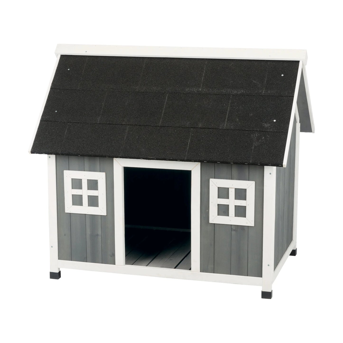 Natura Barn Style Dog House, Elevated Pet Shelter, Weatherproof Dog House, Small